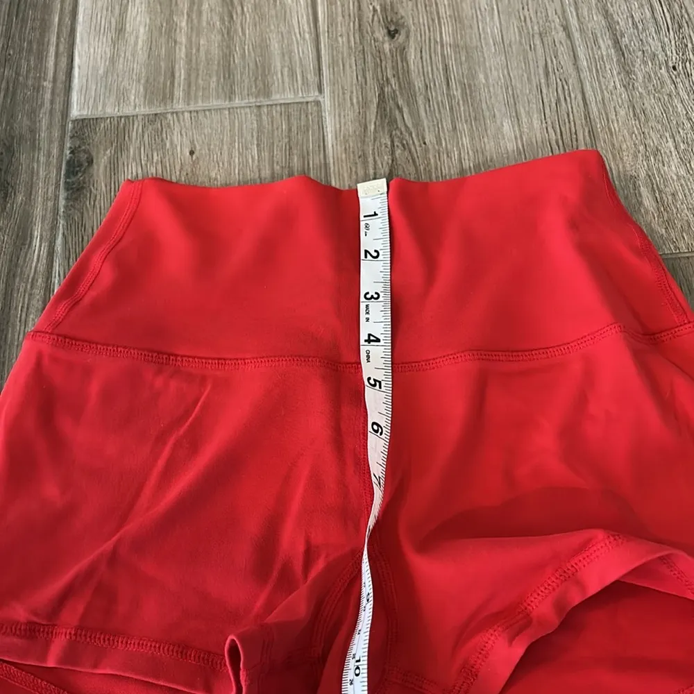 Savage barbell booty shorts Red - Image 4
