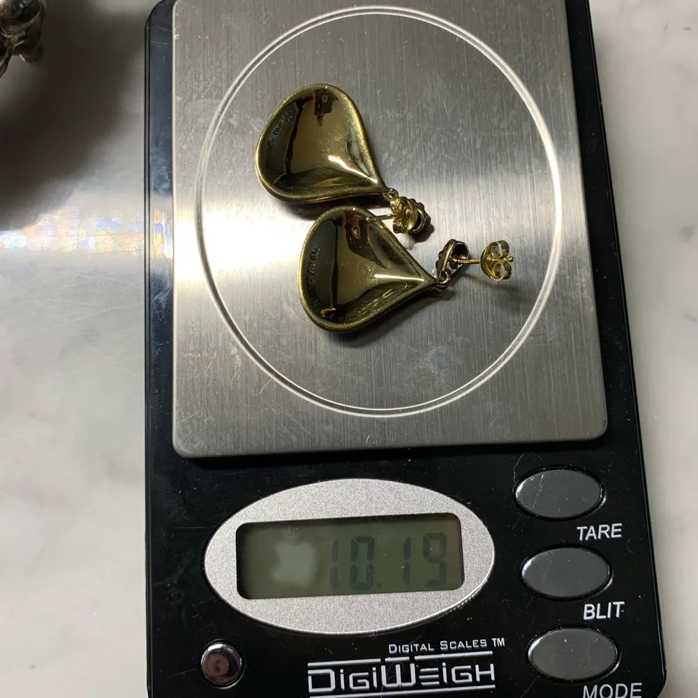 Chocolate Crystal Pave Earrings Leopard Pattern Dangle 925 Sterling Silver Brown - Image 6