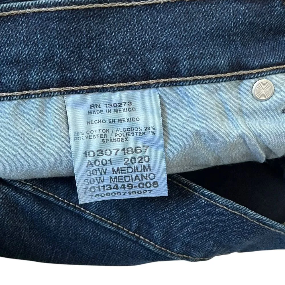 Lee Blue Relaxed Fit Jeans Women Plus Size 30W Medium NWT | 29-3 - Image 3