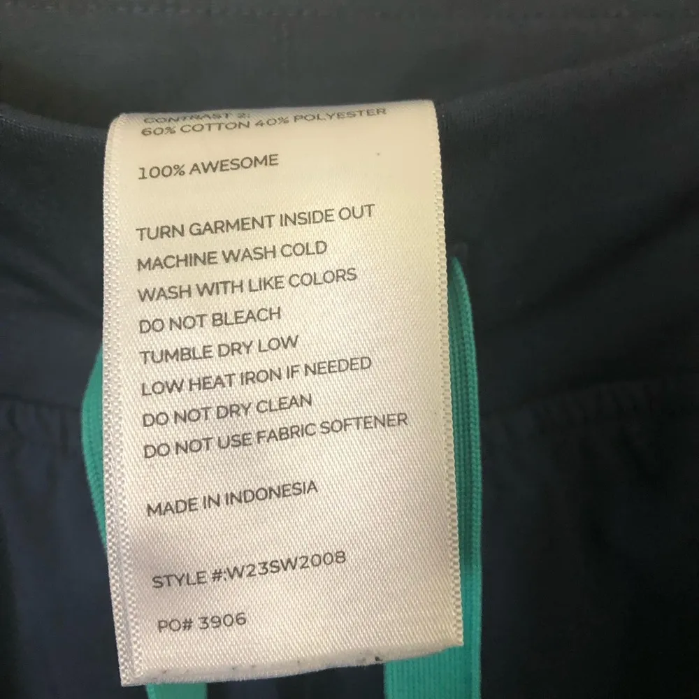 FIGS Technical Collection Womens Zamora Scrub Joggers Medium Navy W23SW2008 - Image 4