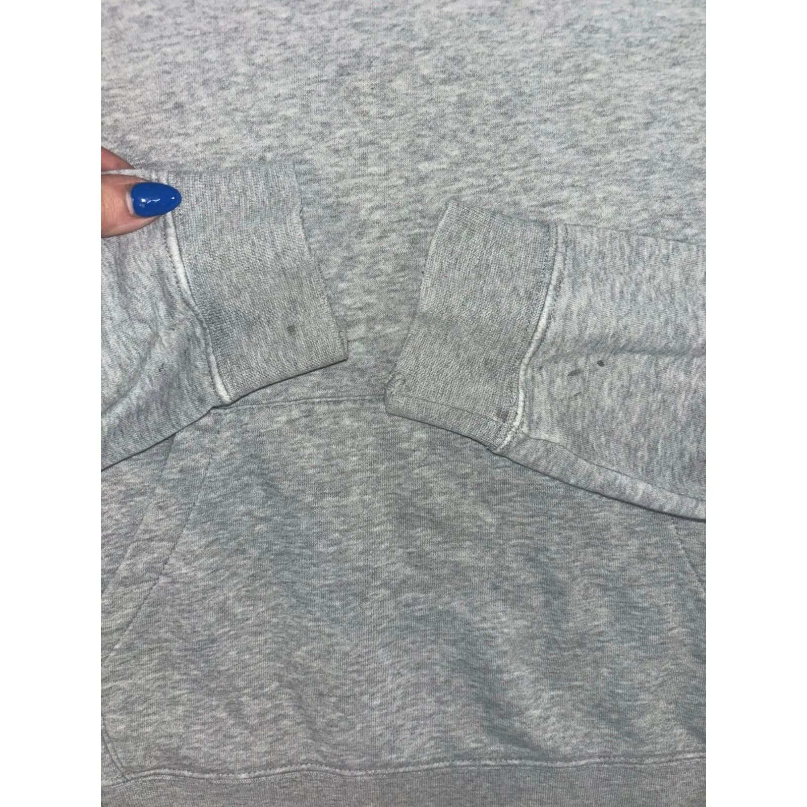 Nike Women's NSW Fleece‎ Hoodie Varsity, Standard Fit Gray Size S * - Image 2