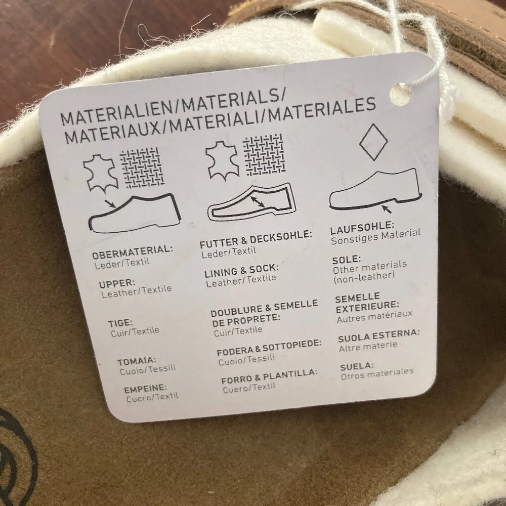 CNCPTS x  Kyoto Sandal EU 40 Beige White Felt Minimalist Comfort Boho - Image 10