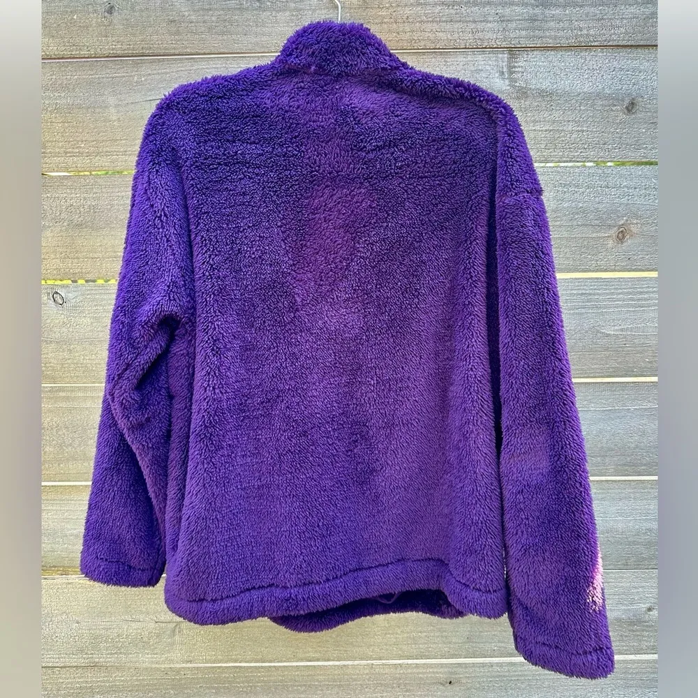 NWOT Lands’ End Eggplant Purple Fuzzy Pullover - Image 3