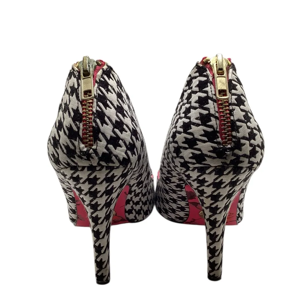 Betsey Johnson Taylr Houndstooth heels. Size 7.5 - Image 6