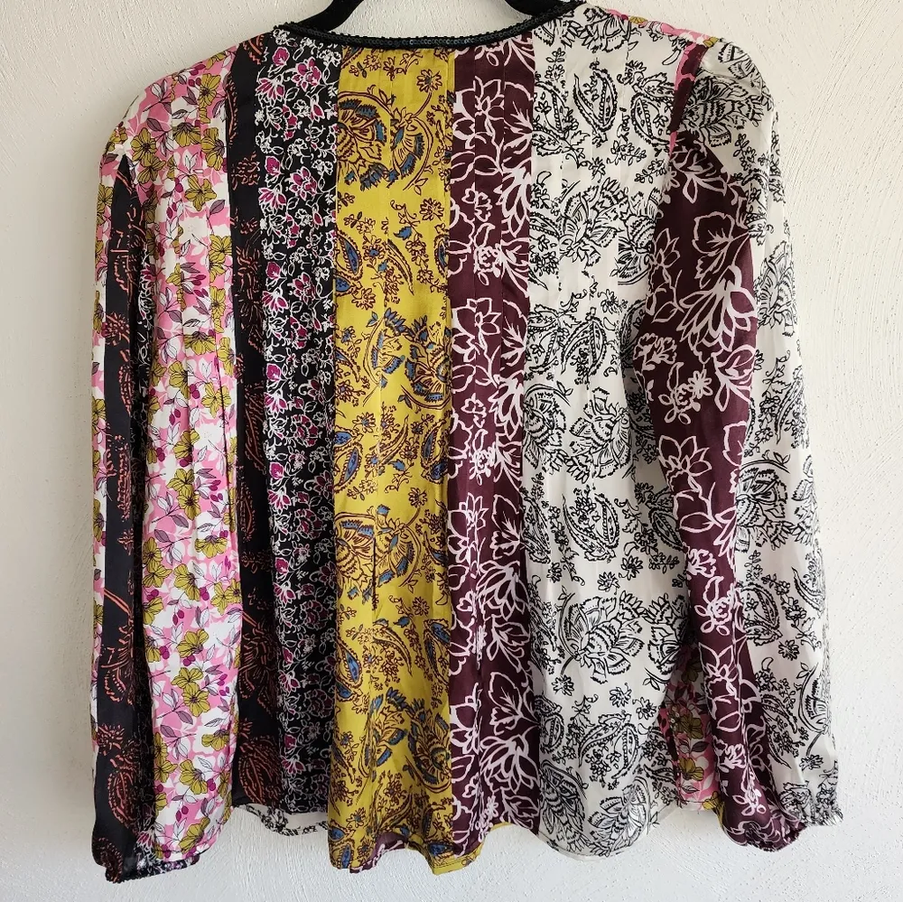 NWT Anthropologie Corinne bohemian boho Peasant Blouse SIZE XSP - Image 5