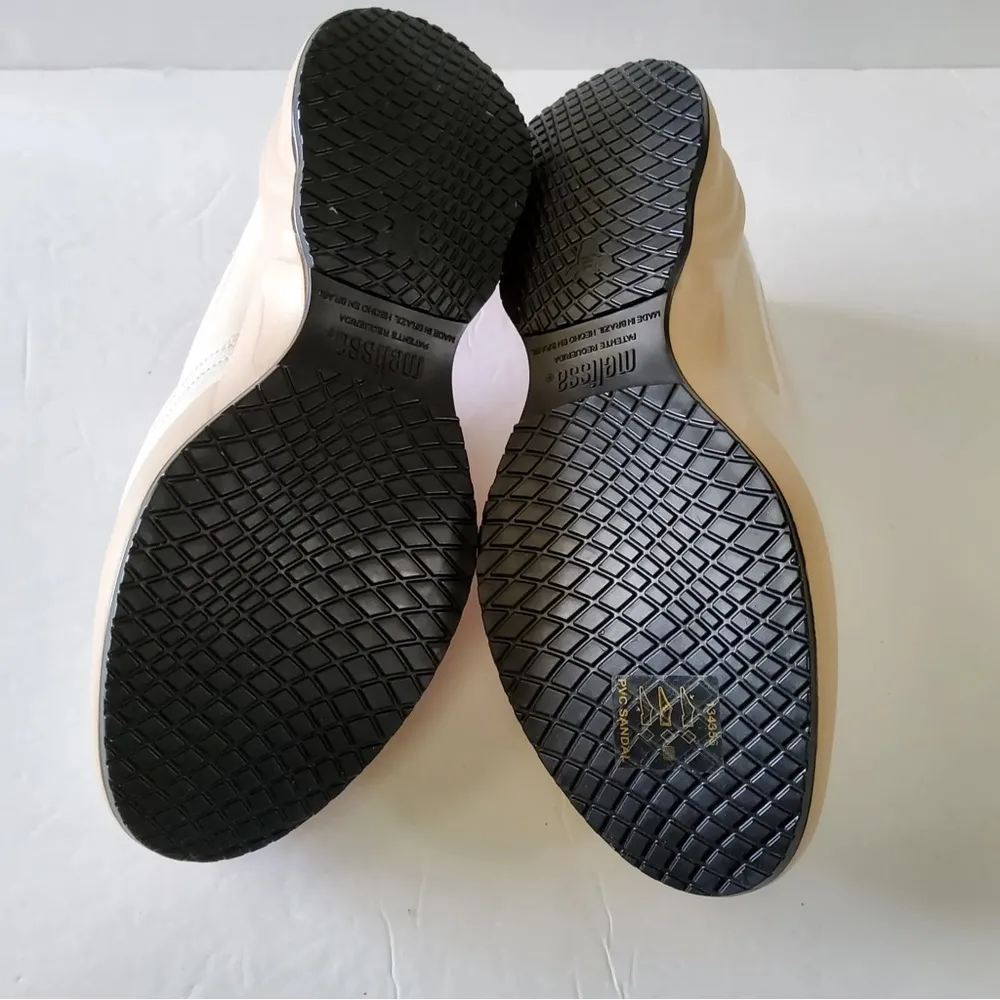 Melissa Ugly Sneakers Platform Sport Collection Jelly Cream/White Shoes Size 8 - Image 3