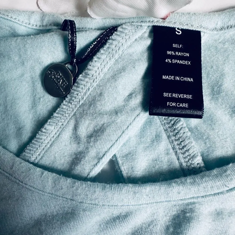 BKE Boutique Cold Shoulder Open Back Embellished Rhinestone Top - Image 9