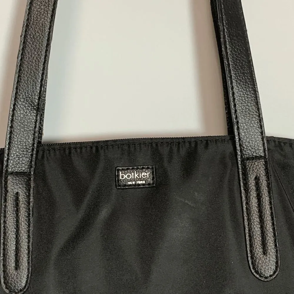 Botkier New York Bond Tote Bag Carry All Shoulder Handbag Nylon Oversized Black - Image 5