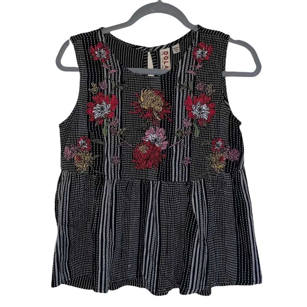 NWOT Anthropologie Dolan Velia Left Coast Collection Embroidered Top - Image 4