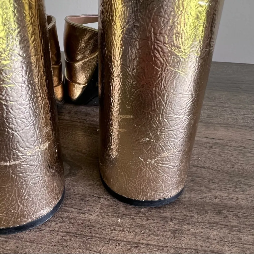 I.N.C. Gold Arya Women's Platform Sandal Size 7.5 #B1225 - Image 11