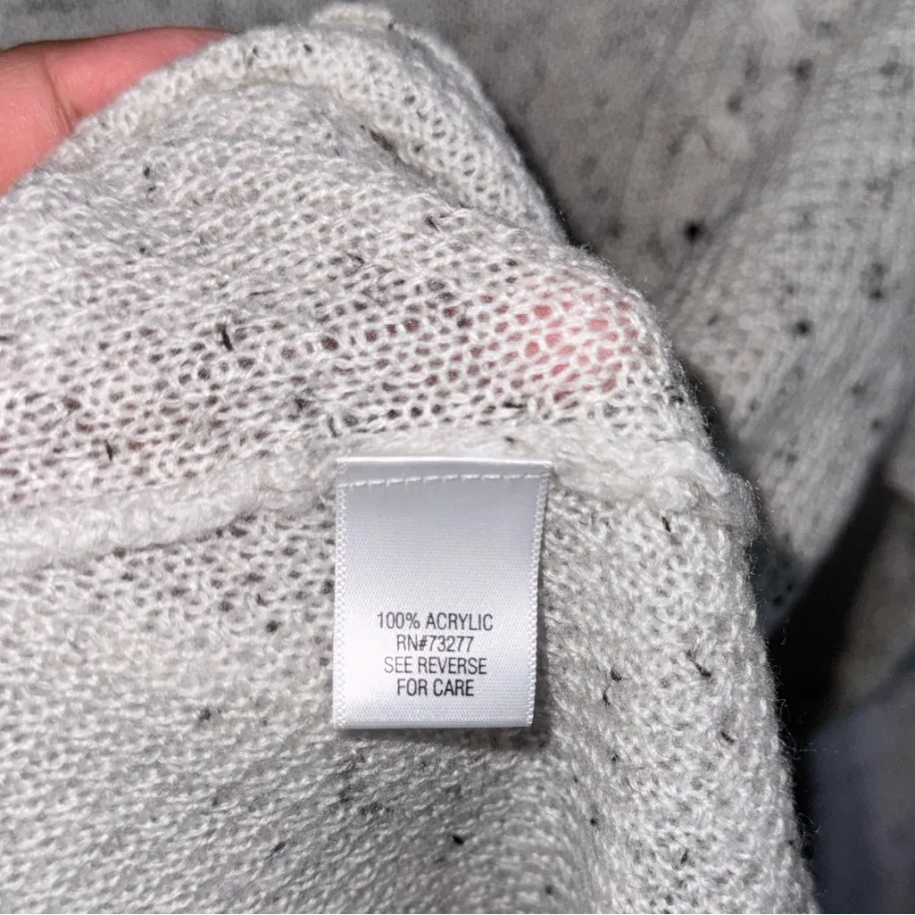 CROFT & BARROW Women’s Shawl Collar Cable Knit Cardigan Sweater XL - Image 3