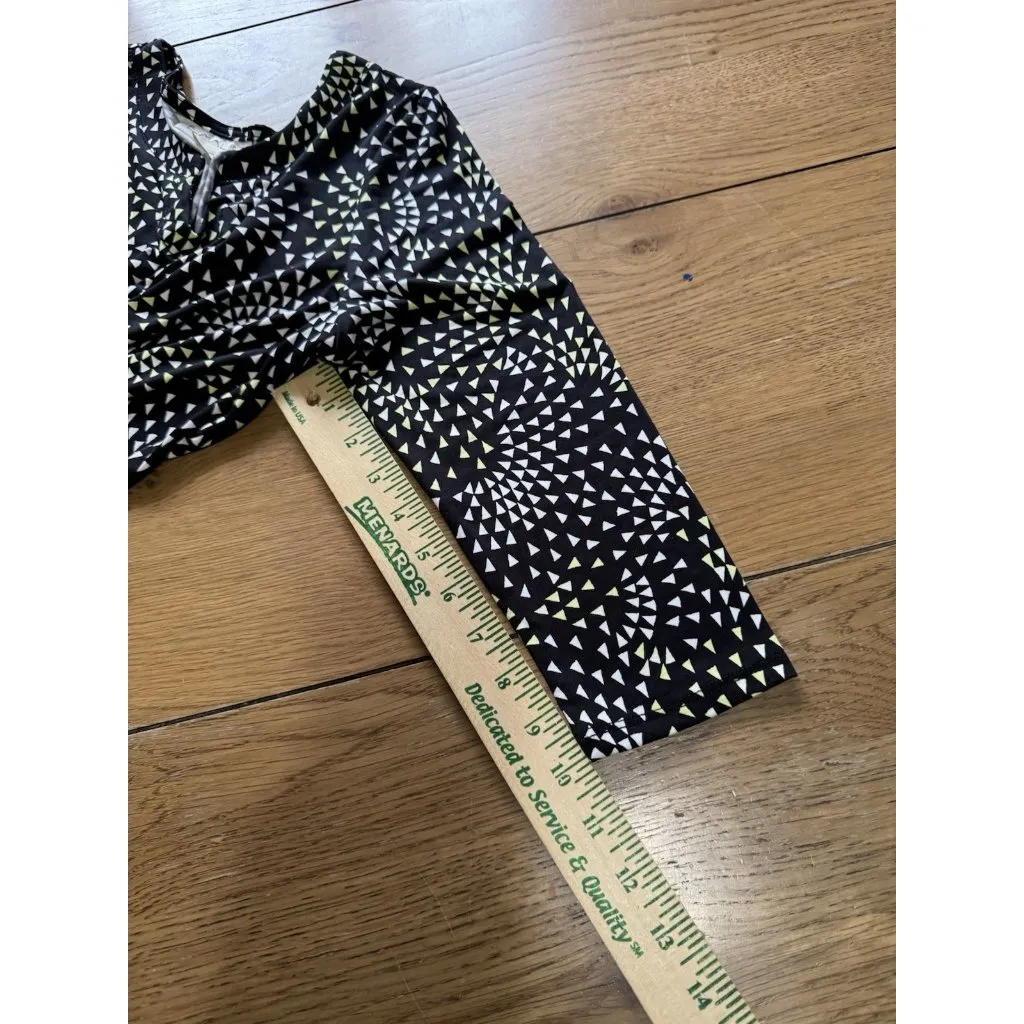 Emaline Petitie Women Size PS Blouse Stretch V Neck 3/4 Sleeve Office Teacher - Image 7