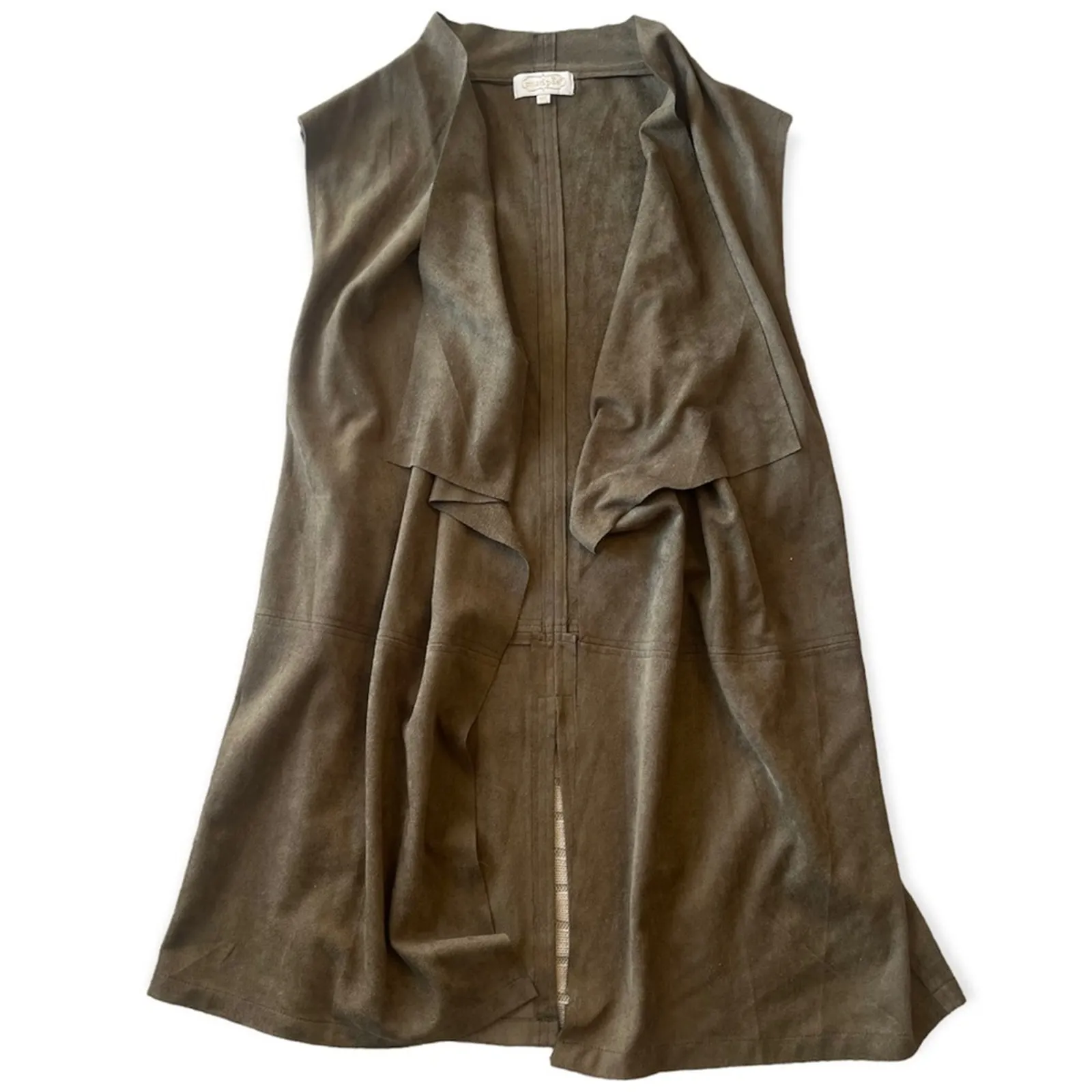 Mud Pie Women’s Isabelle Suede Vest Sz M/L - Image 2
