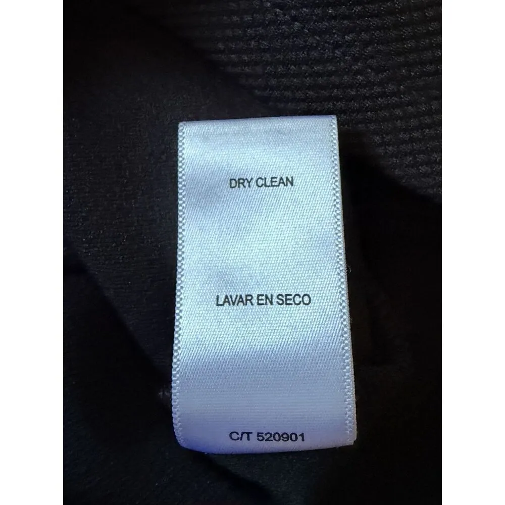 Julian Taylor Black A-Line Dress Women 6 3/4 Sleeve Pockets Work Office Classic - Image 7