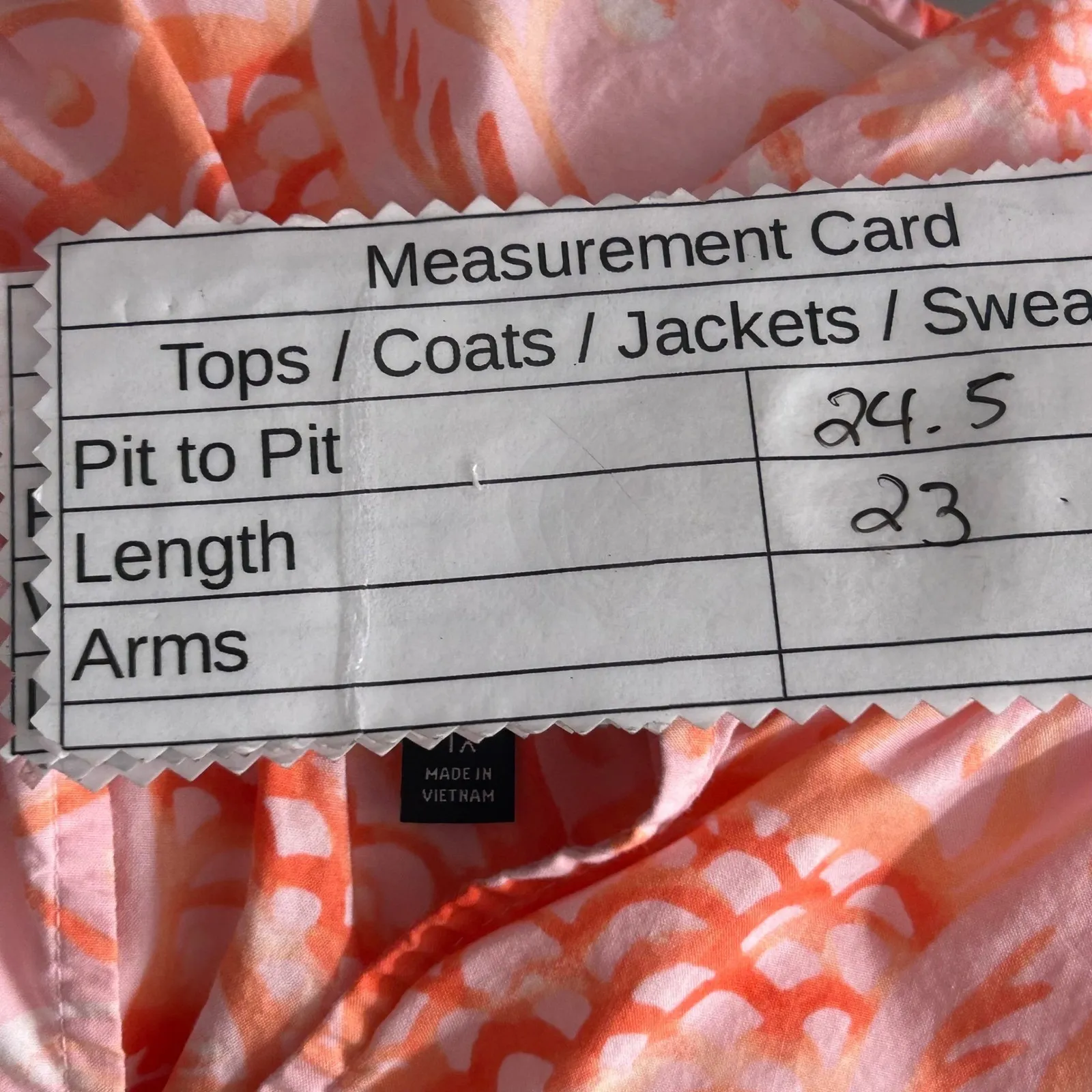 Talbots Crop Floral Top Pink Peach 1X - Image 8