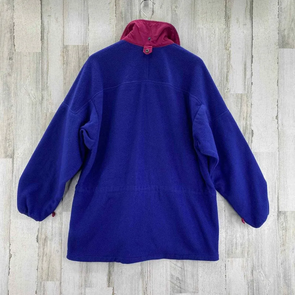 Columbia Long's Peak Jacket Women XL Pink Purple Fleece Zip out Hood‎ Vintage - Image 4