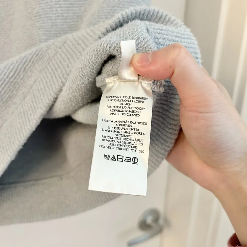 Free People Slouchy Ottoman Tunic Sweater in Powder Blue Size XS - Image 7