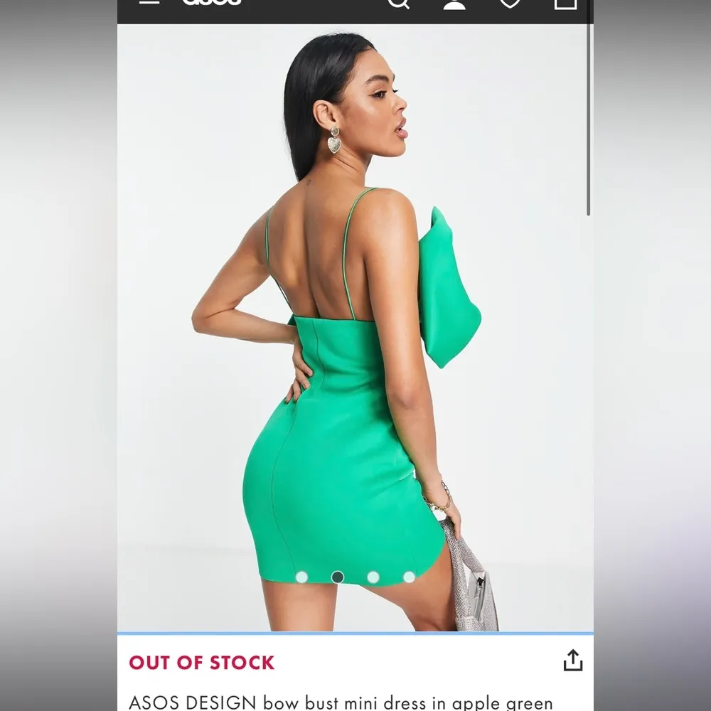 ASOS Green statement Dress - Image 3