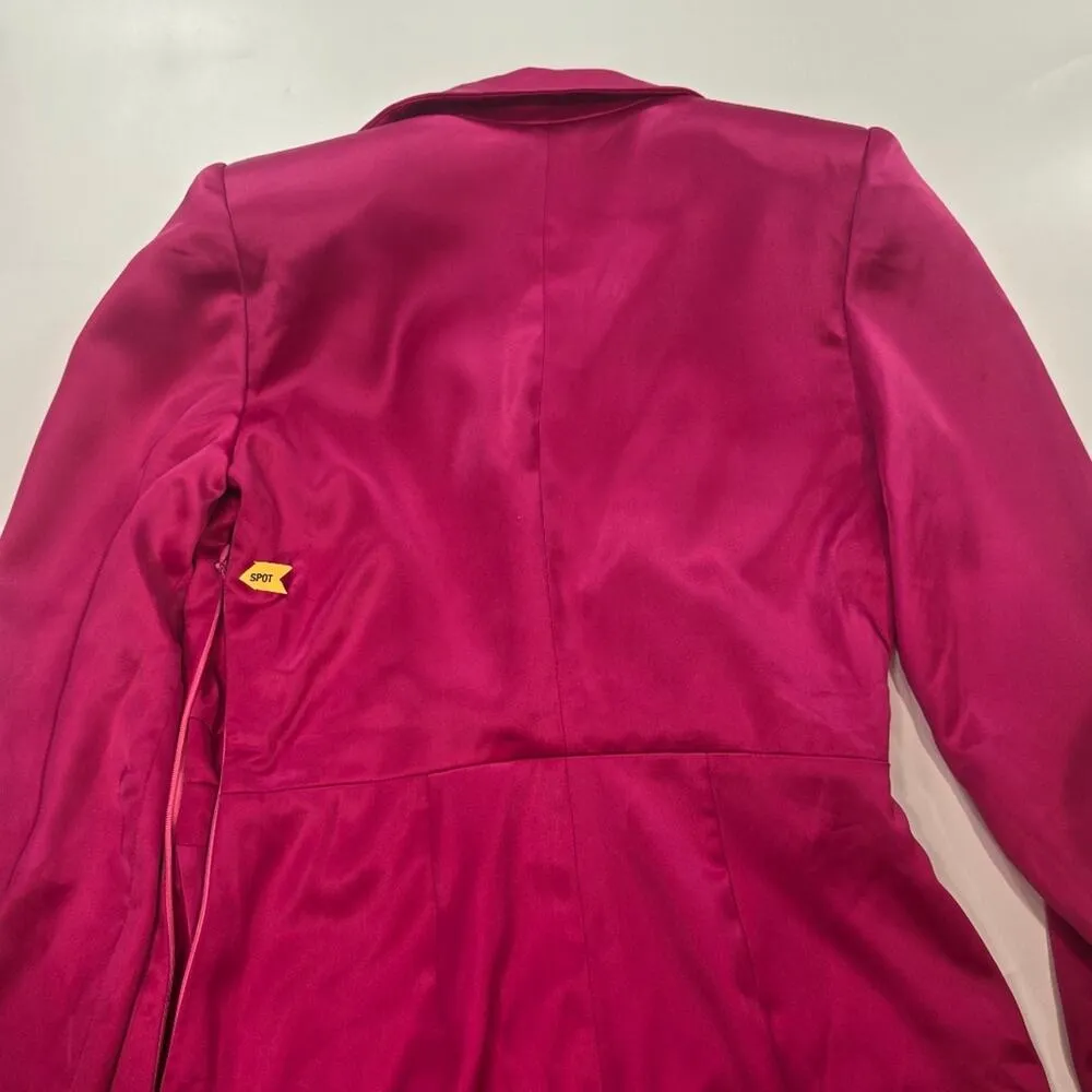 Lovers and Friends Andie Blazer Dress in Raspberry Pink Small - Image 13