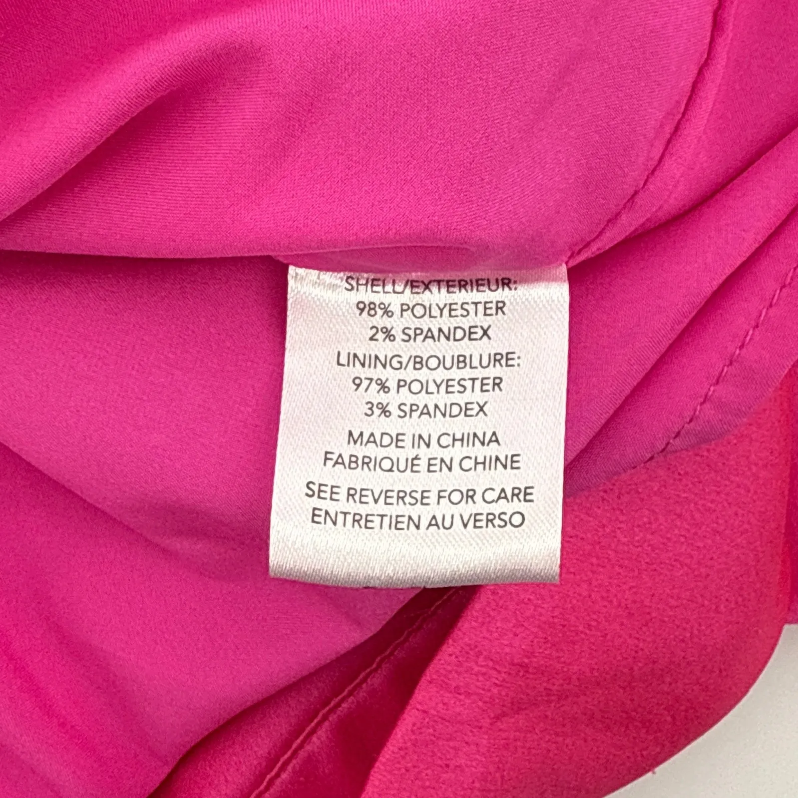 Milly Jordan Long Sleeve Satin Faux Wrap Dress Shirtdress Long Sleeve Small Pink - Image 10