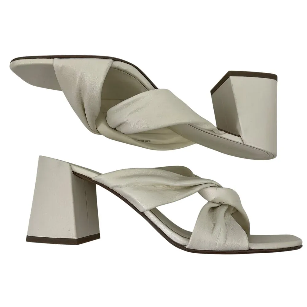 Everlane The Day Twist Heel in White Size 9.5 Summer - Image 5