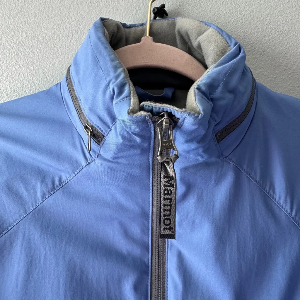 Marmot Womens Jacket Blue Full Zip Windbreaker Lined Size M‎ - Image 3