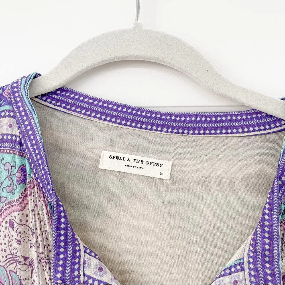 Spell & the Gypsy Collective Poinciana Gown Lilac Purple Size XS - Image 7