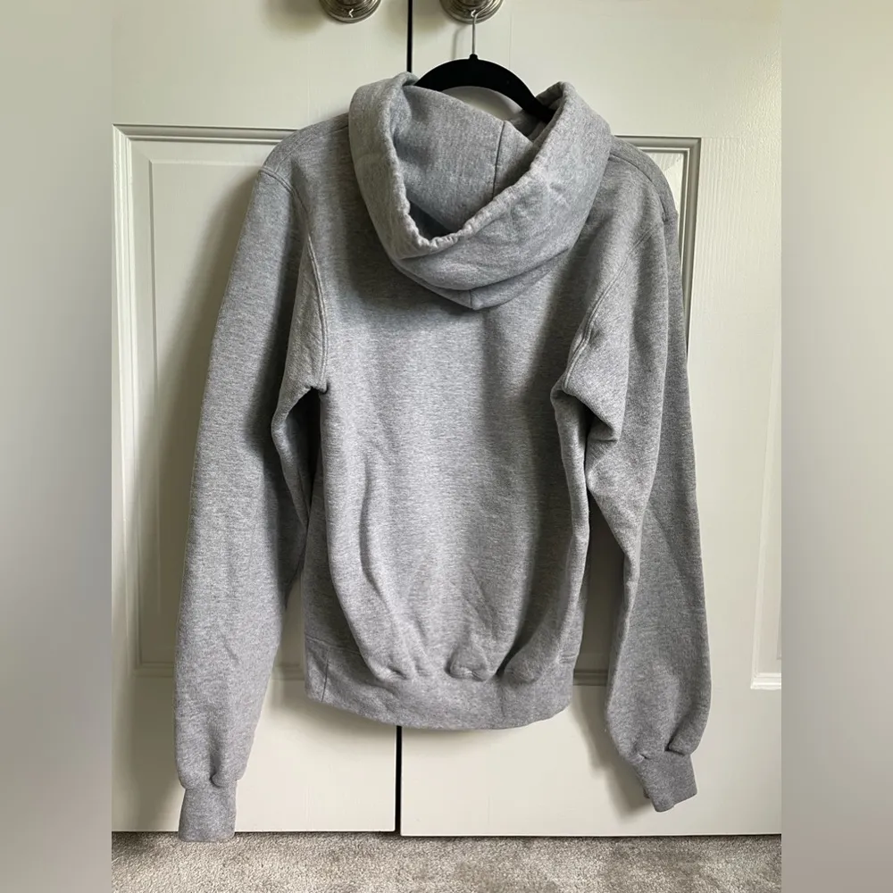 Gray Champion Logo Hoodie - Image 3