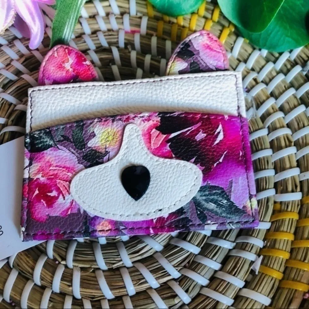 Betsey Johnson Floral Card Holder NWT - Image 3