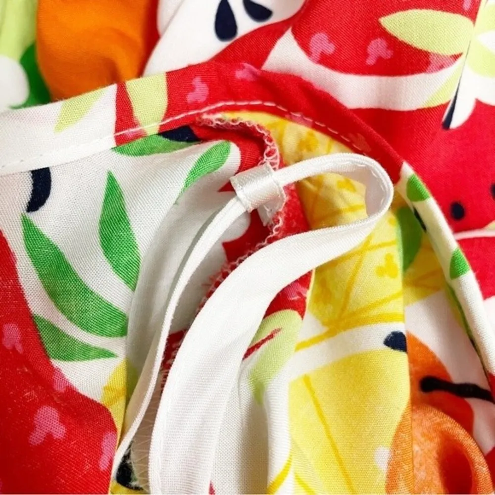 Disney Store Mickey Mouse Tropical Fruit Dress Swim Cover Women’s Size Small - Image 7