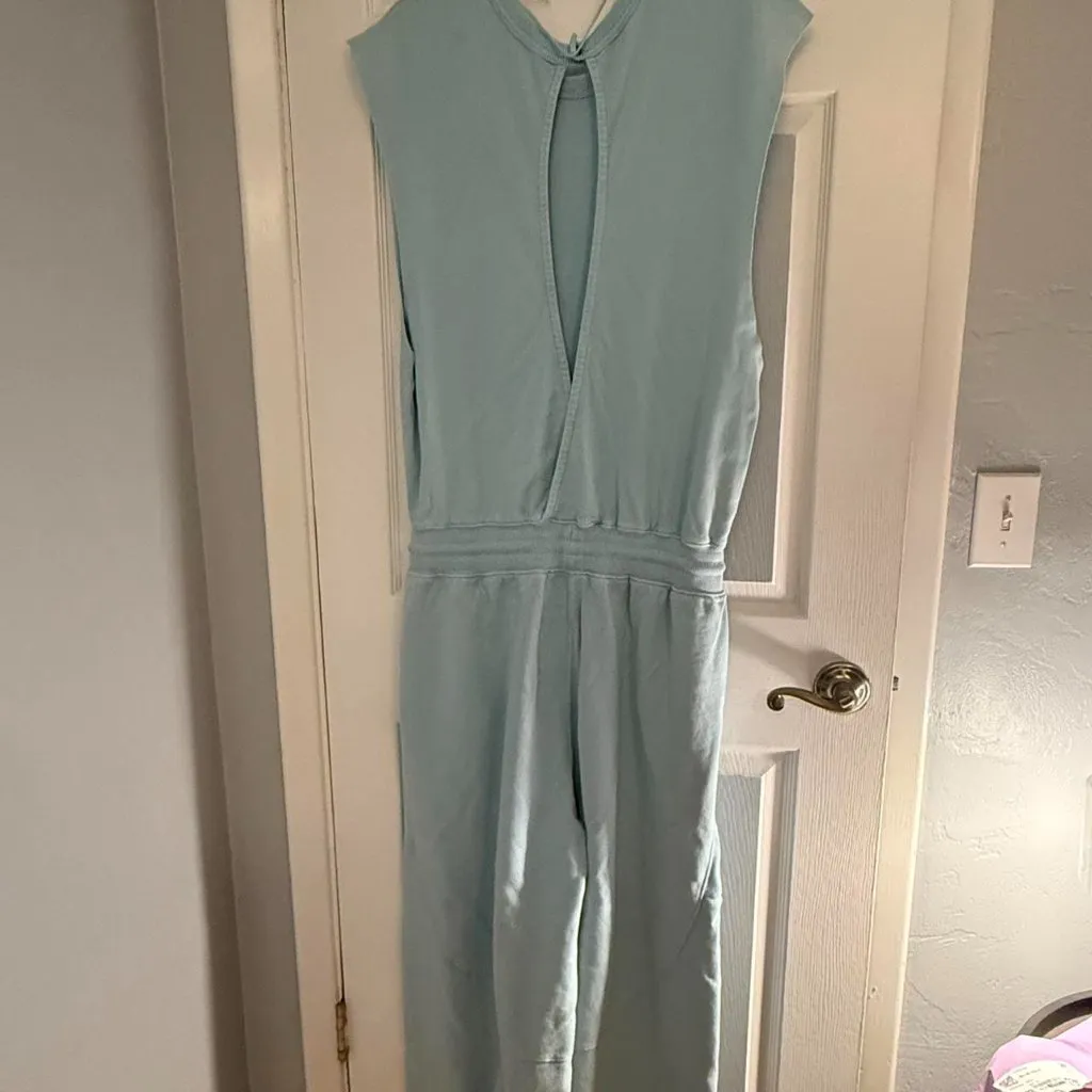 Free People Throw and Go Jumpsuit in baby blue . NWOT, size medium . - Image 3