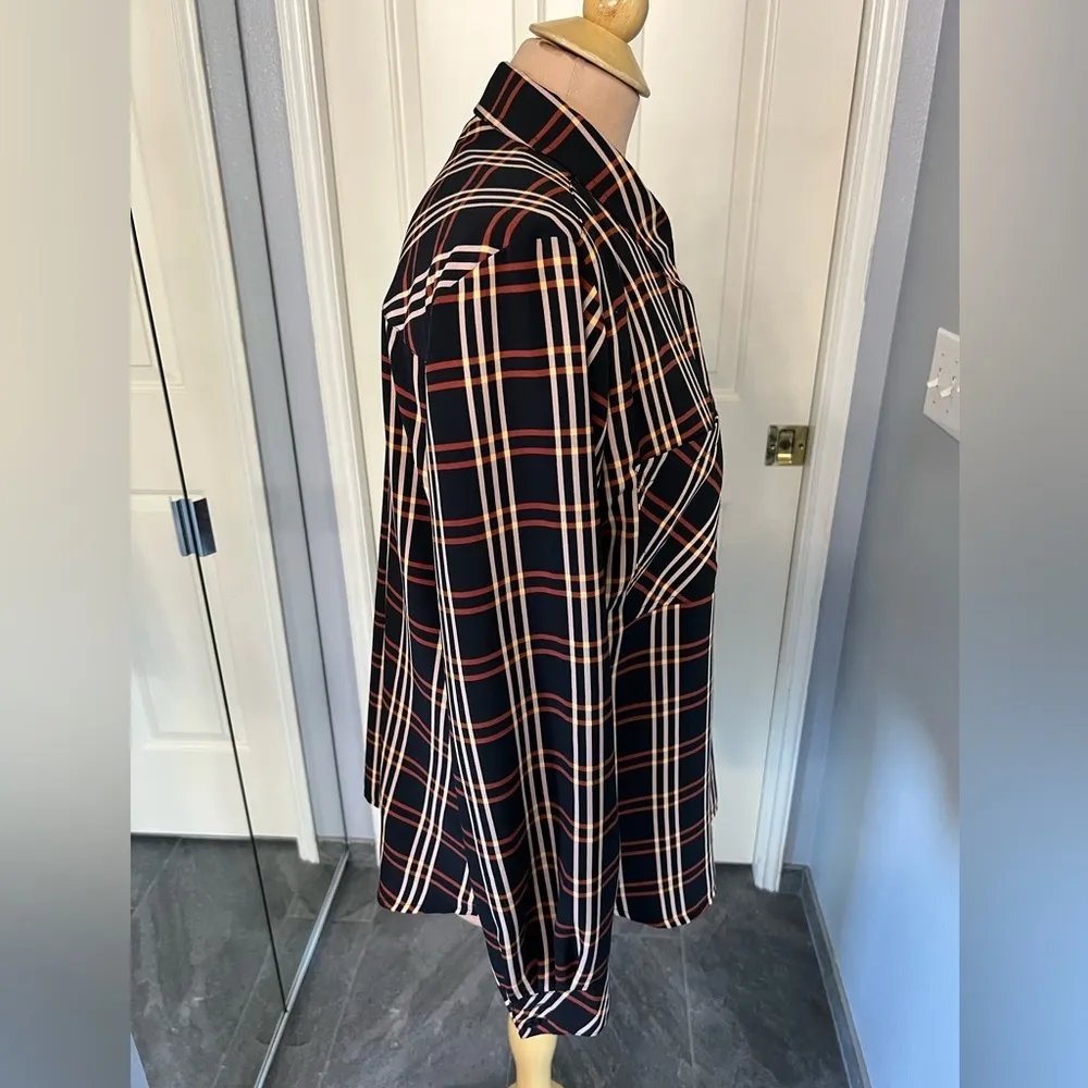 Sanctuary  Plaid‎ Button Up Blouse - Image 3