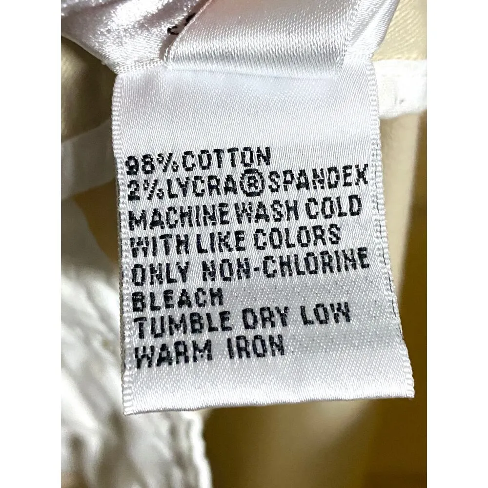 Talbots Pleated Shorts Khakis Chino Beige Cuffed High Rise Stretch Womens 16 - Image 5