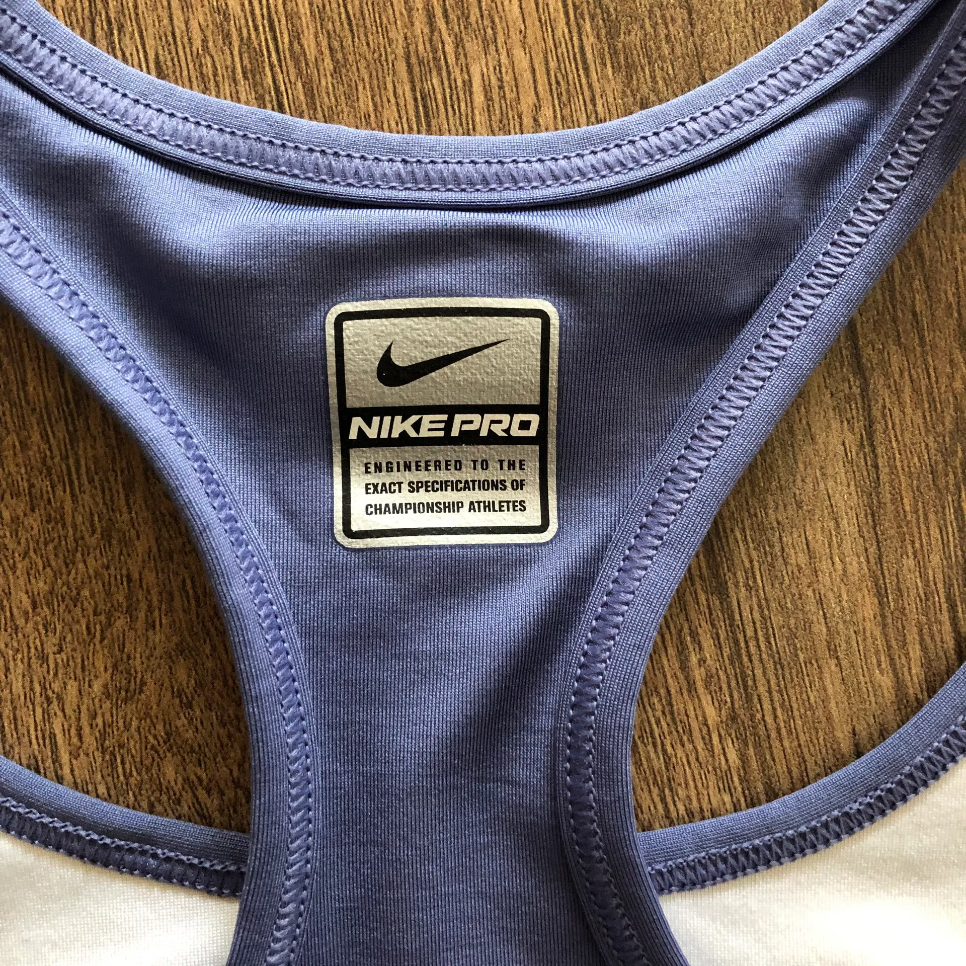 Nike Blue Sports Bra Small - Image 7