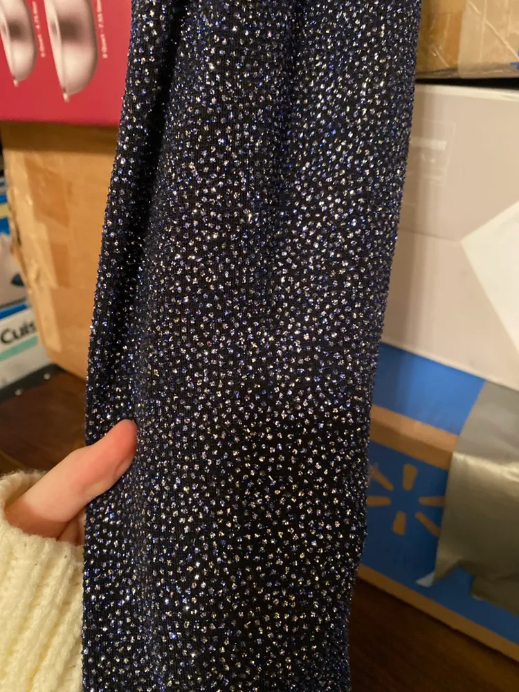 sparkly blue prom dress - Image 6