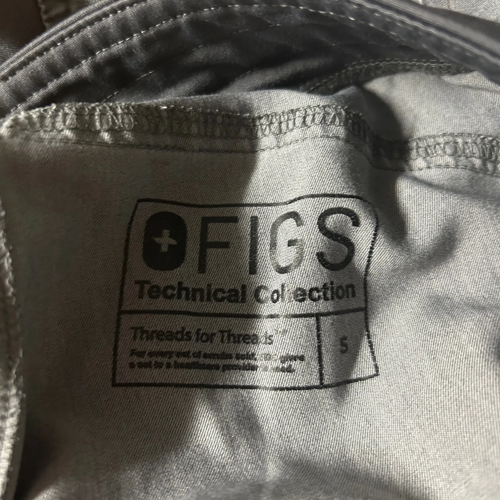 FIGS Womens Kade Cargo Pull On Nursing Medical Scrub Pants Size‎ S Graphite Gray - Image 11