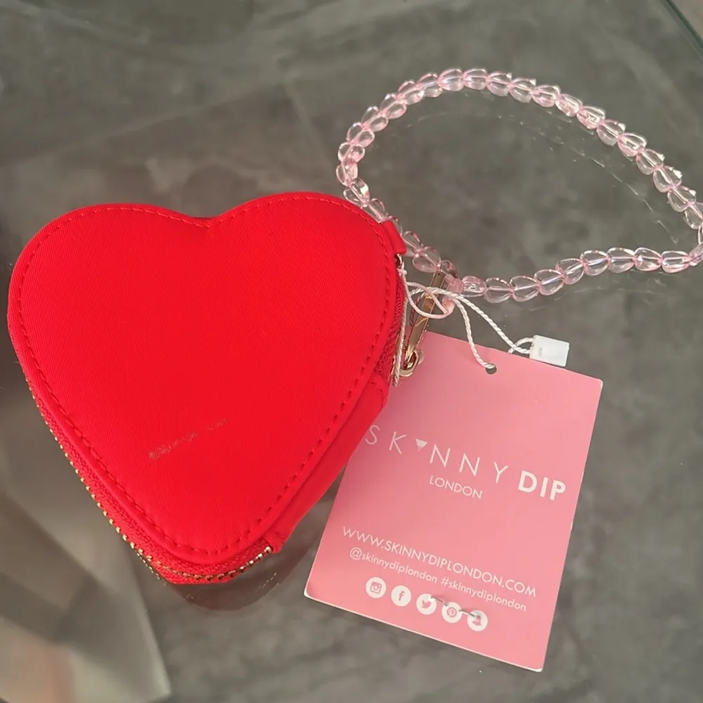 SkinnyDip London Women's Heart Quilted Coin Purse in Red, New with Tag Red - Image 5