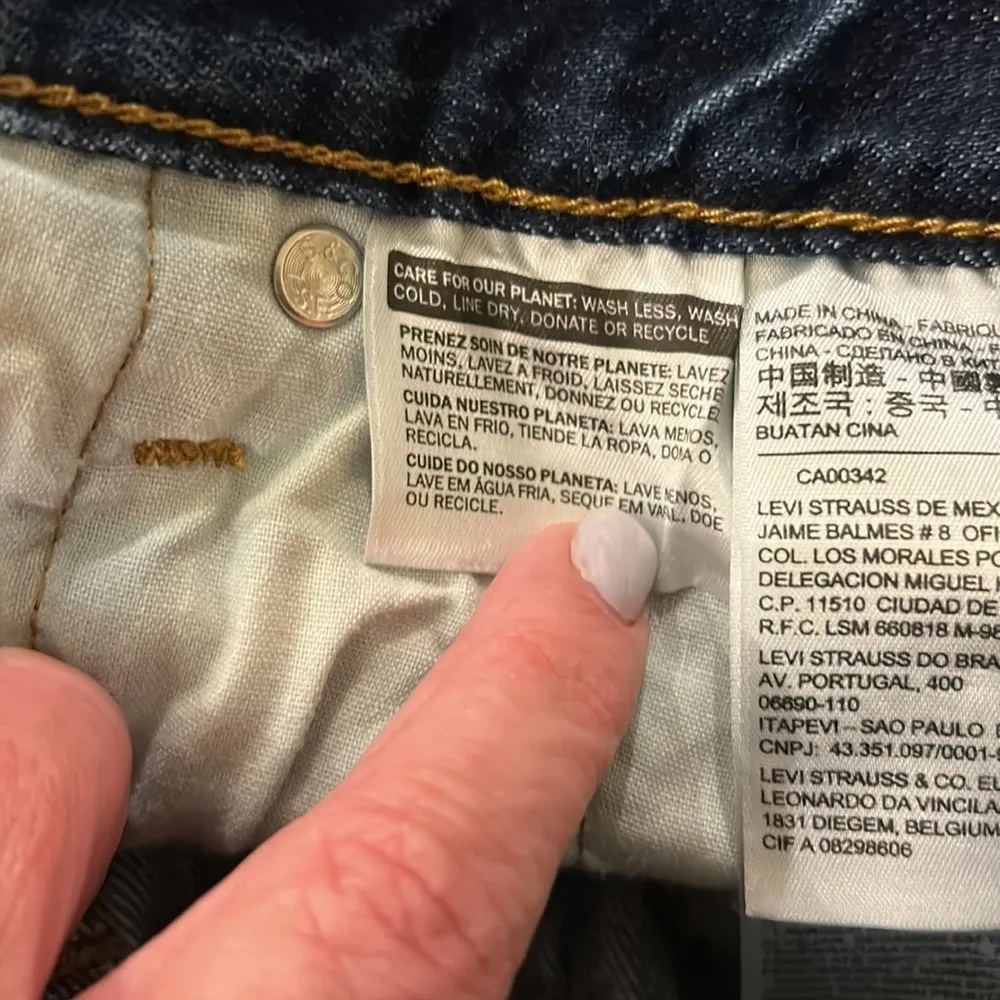 Levi's Women's 32317-0038 501 Short Short, Color:Blue (Echo Park 0038) Size: W29 - Image 11