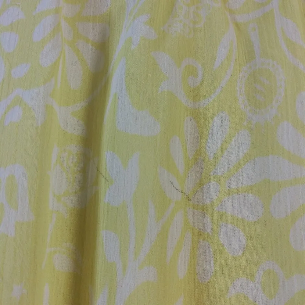 Disney Princess Belle Yellow Flowy Wrap High Low Dress Size L - Image 9