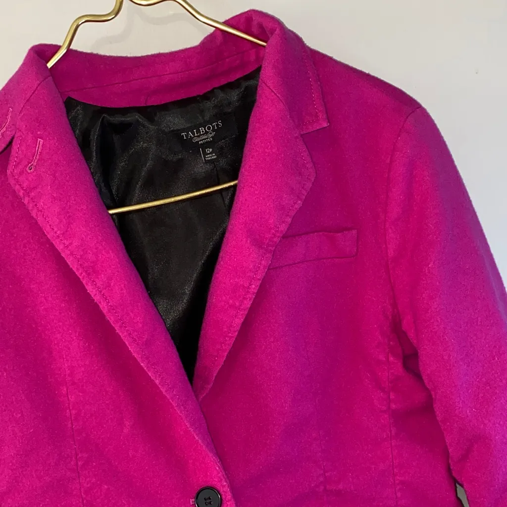 Talbots Fuchsia Blazer for Women - Image 6