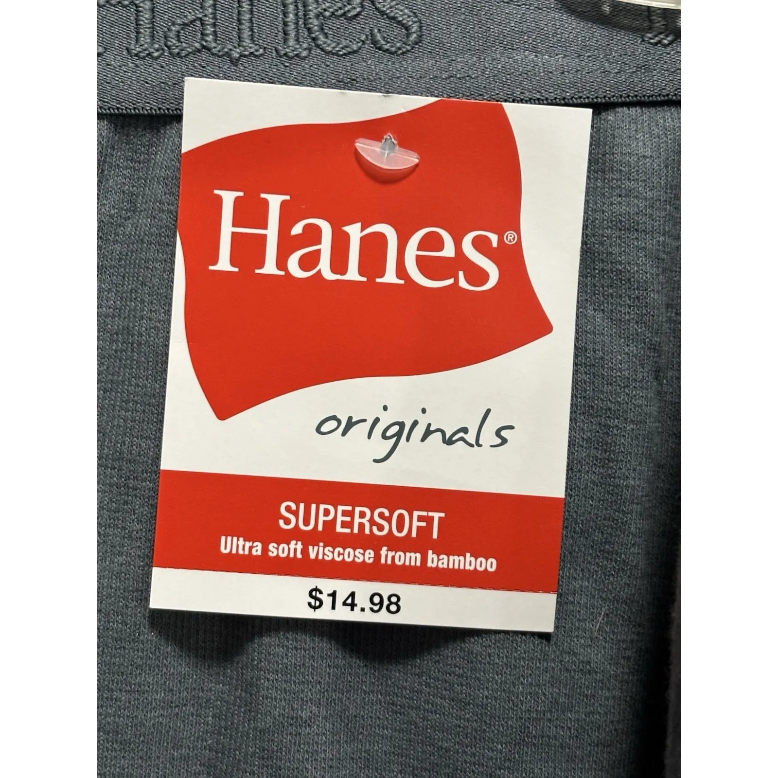 Hanes Women's‎ Size 2XL Charcoal Gray Originals SuperSoft Sleep Shorts NWT - Image 2
