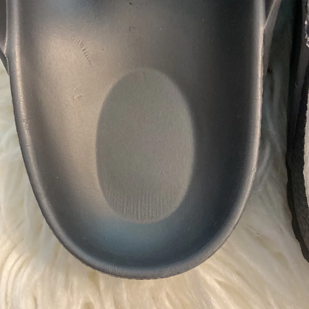 Birkenstock Charcoal Double Strap Slides size 41 (10)excellent condition - Image 11