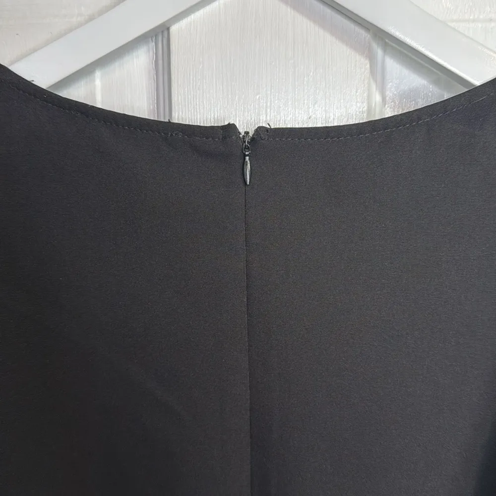 Lulus Longtime Crush Black Puff Shoulder Long Sleeve Mini Dress W1187 Sz S - Image 10