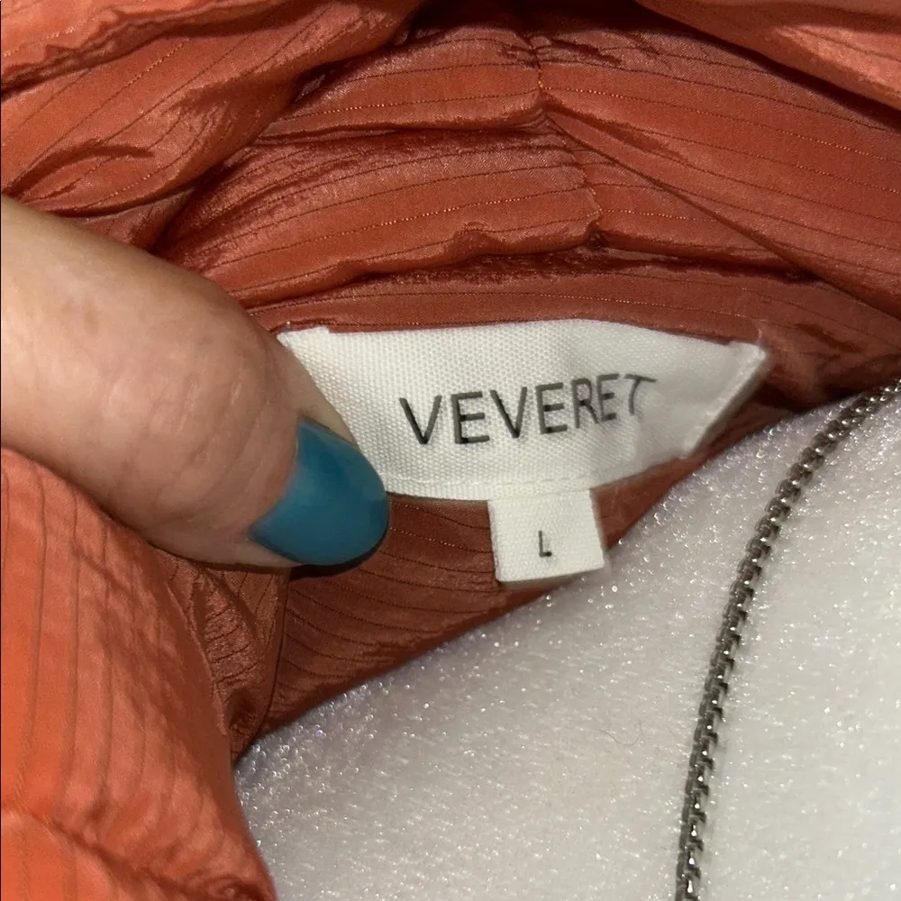 Veveret Women's Vibrant Ski Jacket with Teal Accent Blue Size L - Image 9