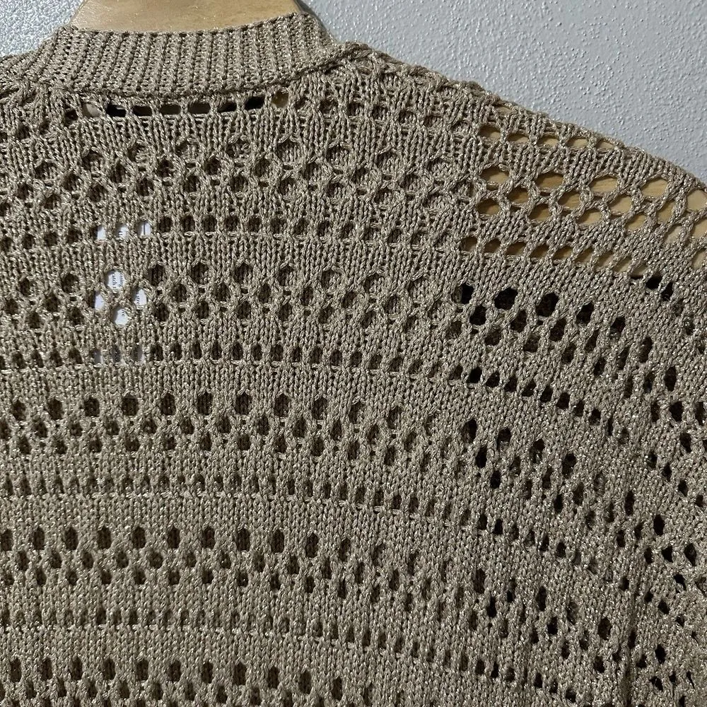 Soft Surroundings Opaline Shimmer Cardigan & Sweater Tank Top Sz‎ Large 2 Piece - Image 5