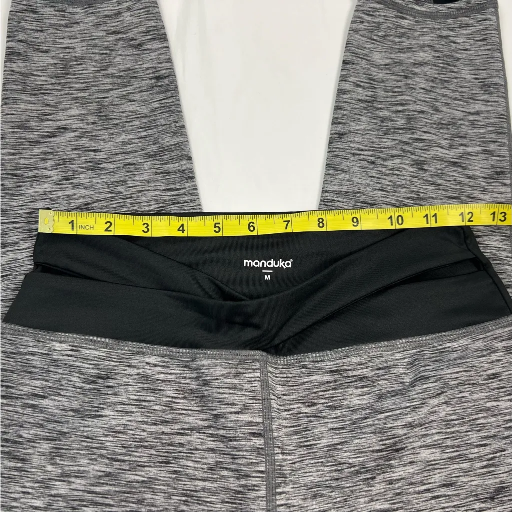 Mandela Gray and Black Leggings, Size: Medium - Image 5