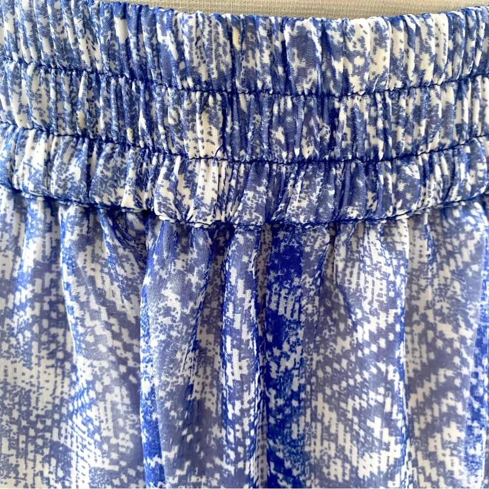 Ecoté urban outfitters small high low chiffon skirt blue - Image 14