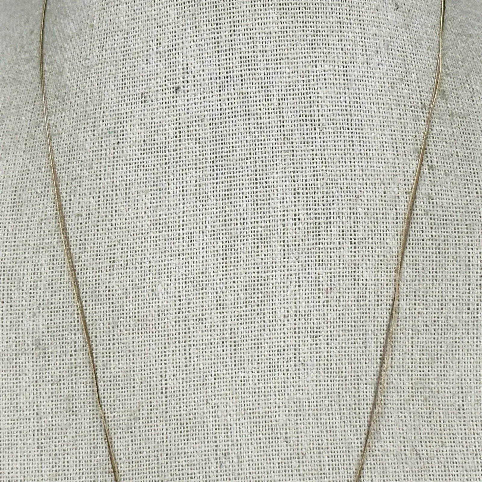 Chicos Silver Gold Tone Abstract Wire Bib Necklace Mixed Metal ✨ - Image 4