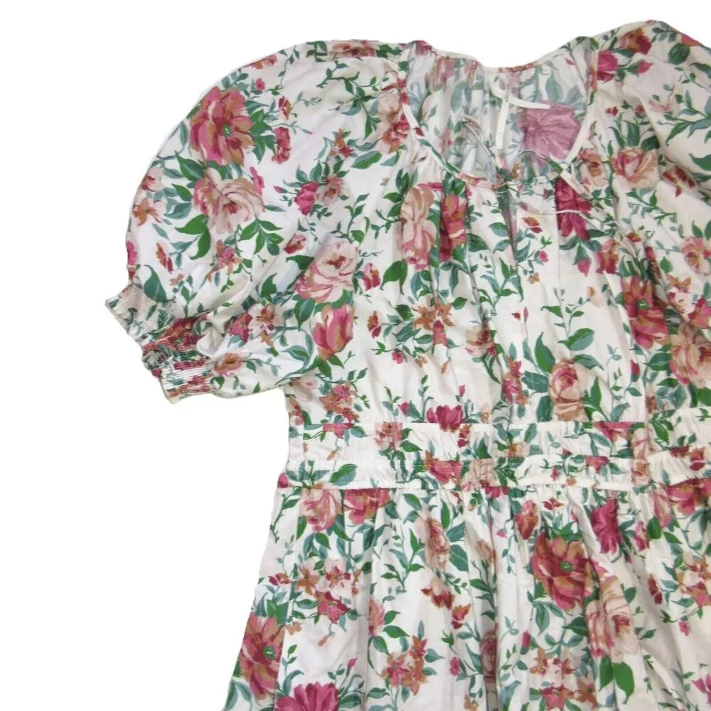 NWT by Anthropologie Somerset Maxi in Rose Floral Puff-Sleeve Edition Dress L - Image 6