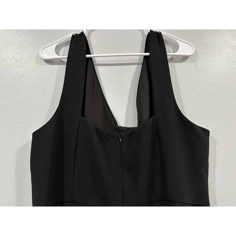 Black Halo Cullen Seamed Wide Leg Jumpsuit 16 NWOT - Image 5